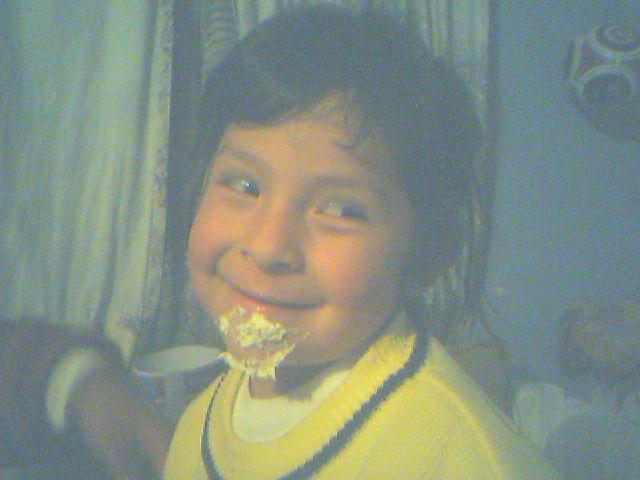 Primera empinada en el pastel