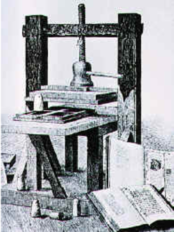The early printing press
