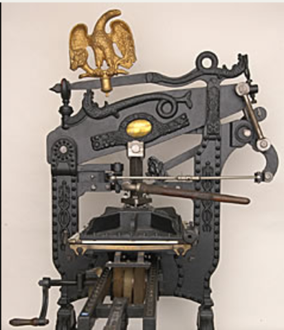 The NEW and more modern printing press!!