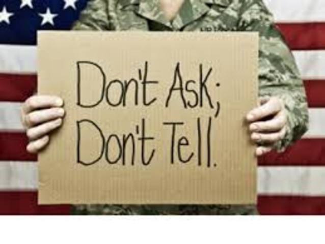 Don't Ask Don't Tell Policy Ended
