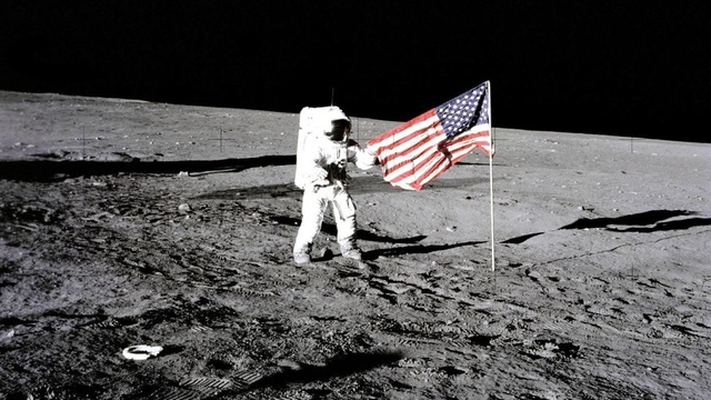 First human on the moon