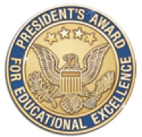 Receiving my First Presidential Award