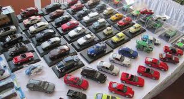 Consiguí mi segunda colección de carros de juguete