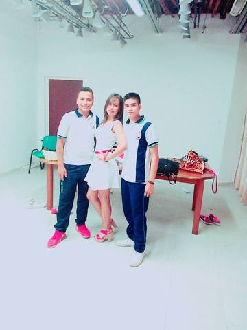 Mi primer foto con una modelo