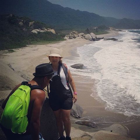 En el parque  tairona