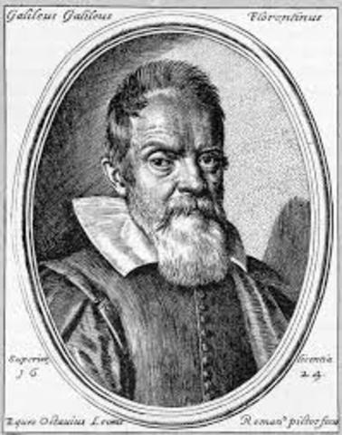 Galileo discovers four moons around Jupiter