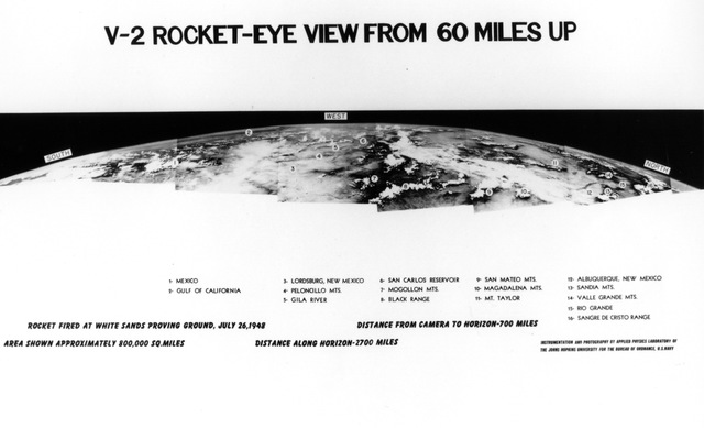 First pictures of earth are taken from space