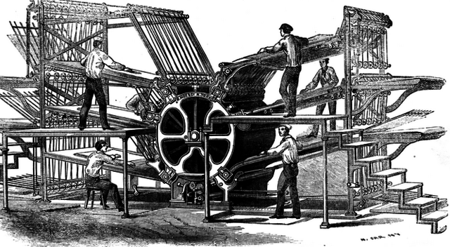 Lithographic Rotary Printing Press