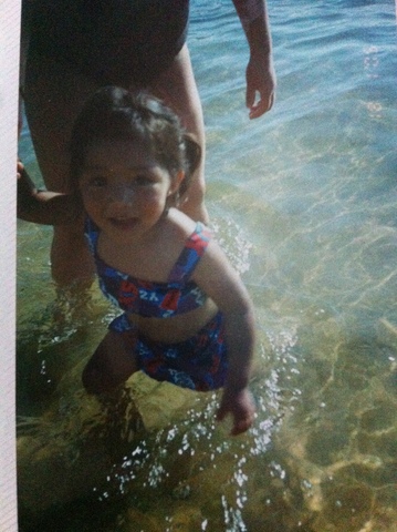 Primera visita a la playa