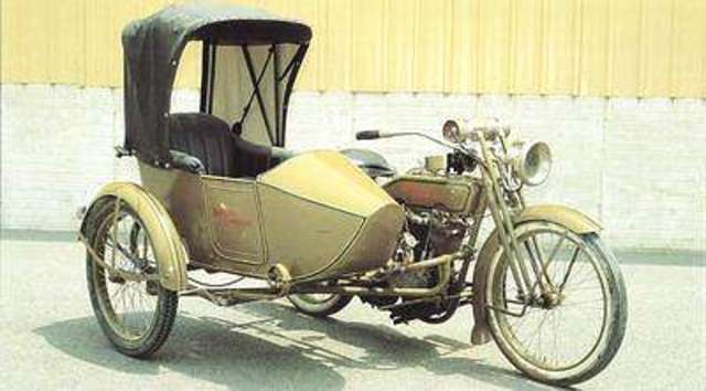 Motocicleta en 1910