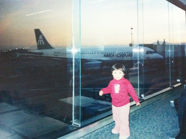 Primer viaje en avión