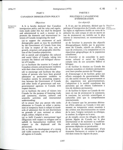 Immigrating Act of 1976