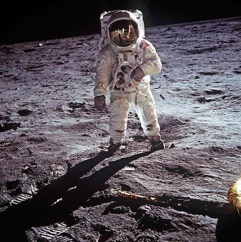 First human on the moon