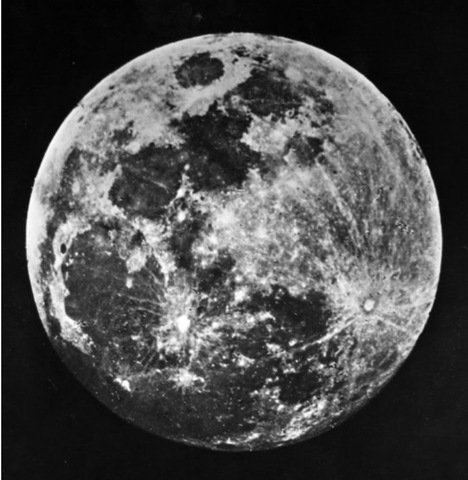 First clear telescopic photograph of another world, The Moon. This was done by John William Draper.