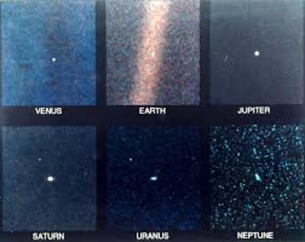 First photograph of the whole solar system