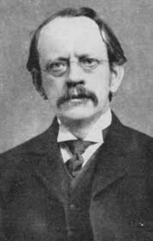 Birth of JJ Thomson, United Kingdom at Cheetham Hill. he discovered the electron and that the number of electrons should equal the atomic number of the element. He used a Cathode Ray tube for his experiment