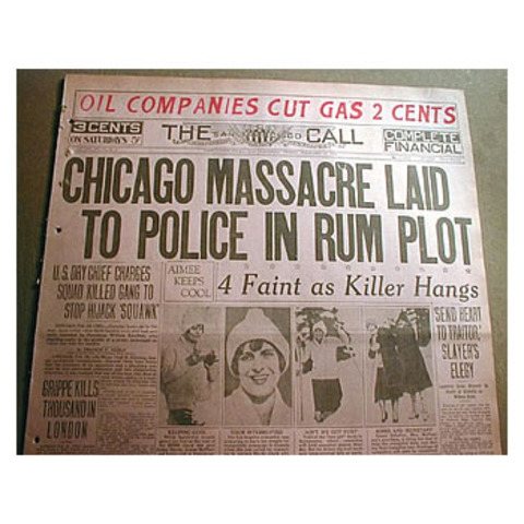 St. Valentine's day massacre