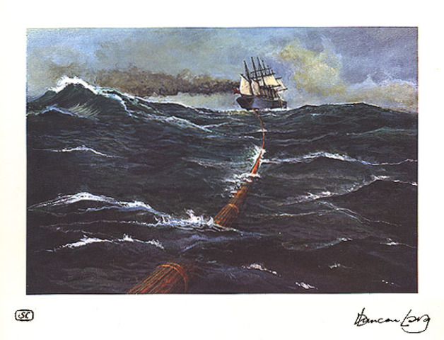 First Transatlantic Telegraph Cable