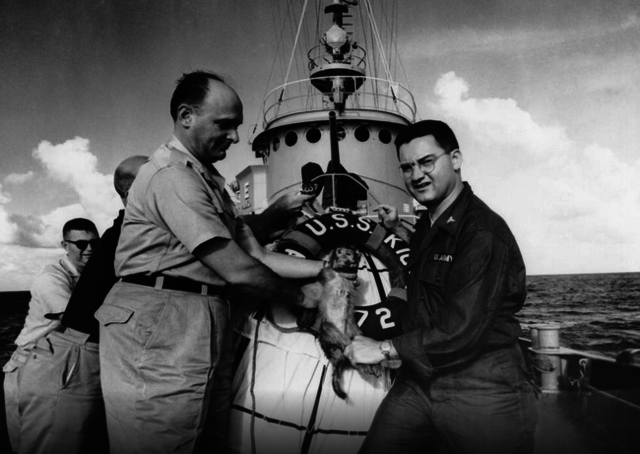 First monkey was launched into space.