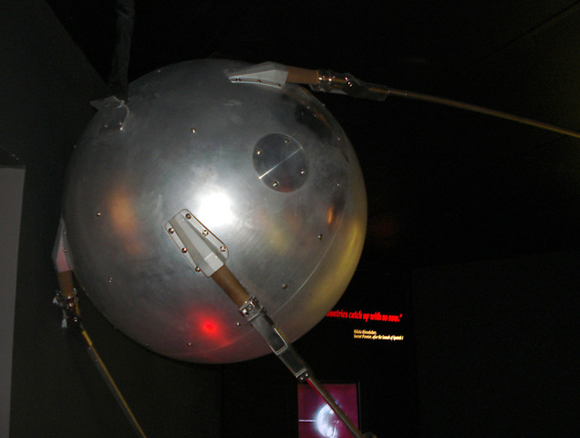 First artificial satellite was put into space.