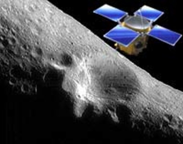 First orbit of Asteroid.