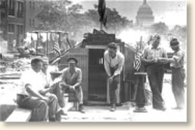 Hoover disbands the  Bonus Army