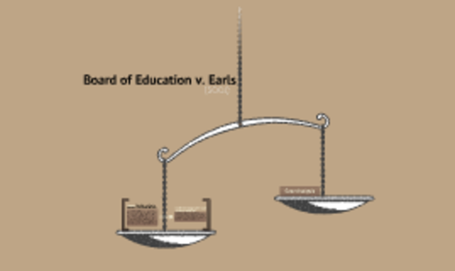 Board of Education vs. Earls