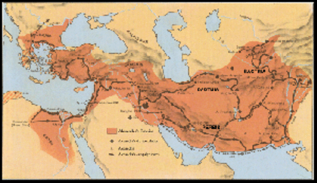 Alexander starts a campaign