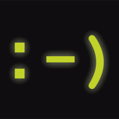 The first emoticon :-)