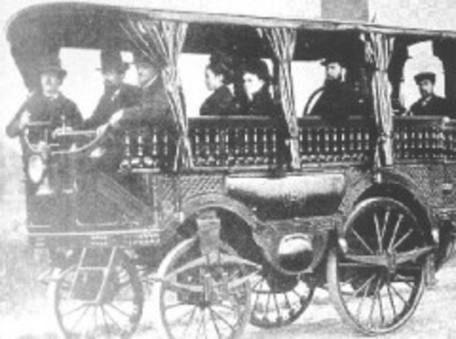 Carro de vapor de 20 pasajeros