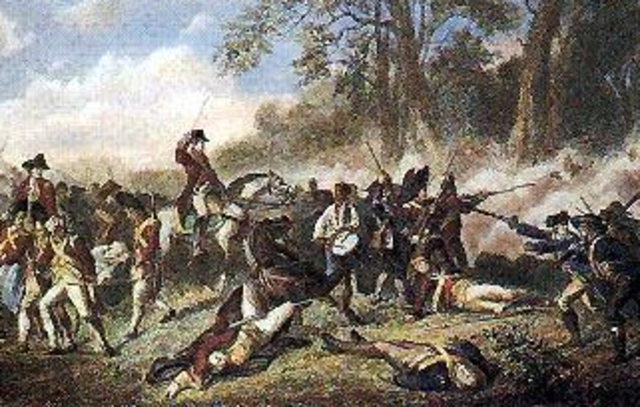 The battle of Monongahela