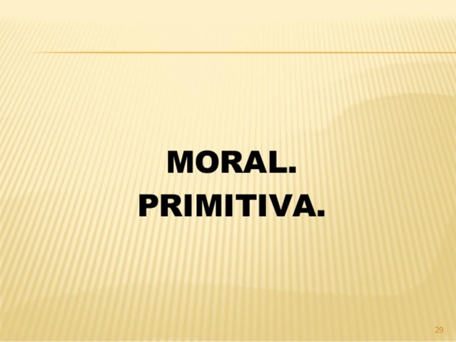 Moral Primitiva