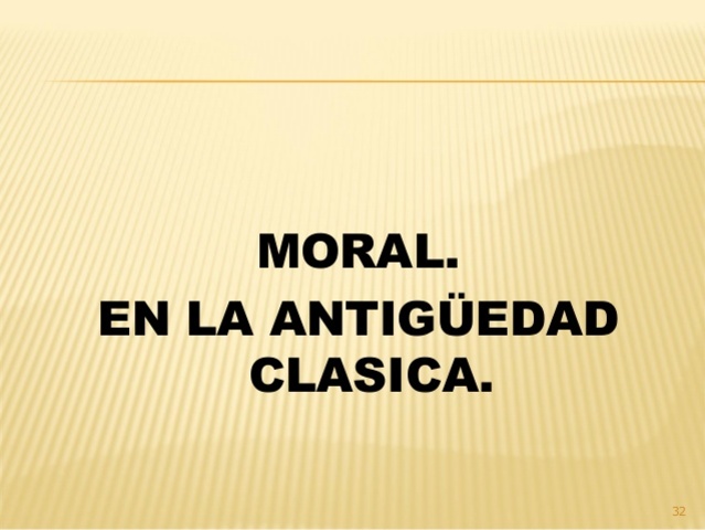 Moral Antiguedad Clasica Siglo V antes de cristo