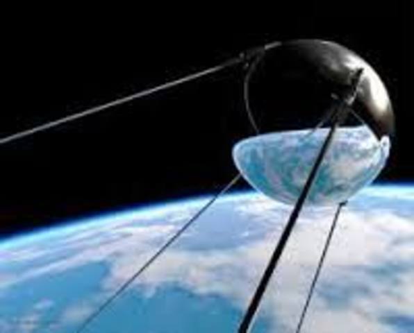 First Objects in Space Delivered by Rockets