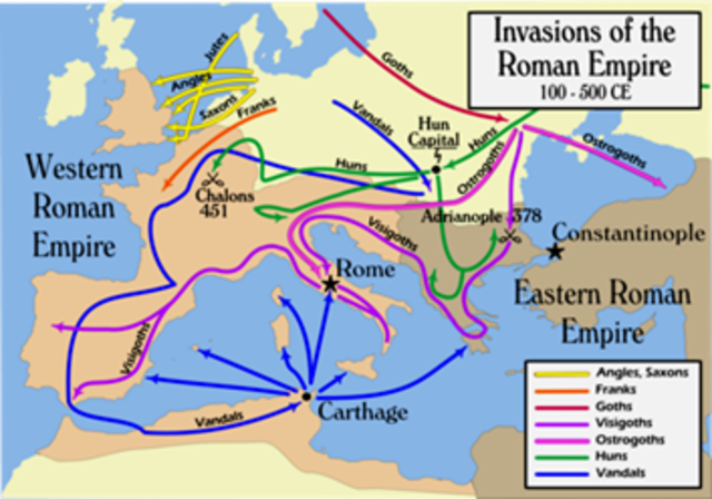 Fall of West Roman Empire, 476