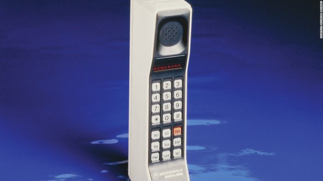 First Mobile Phone (Motorola DynaTAC 8000X)
