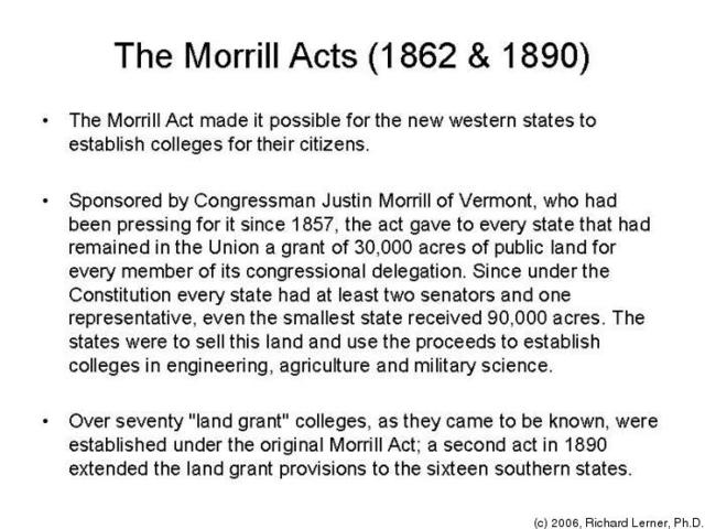 Morril Act