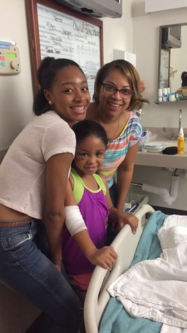 helped a family in a car accident