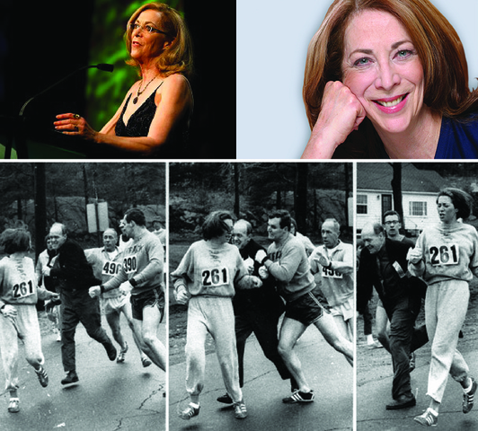 First Registered Female to run Boston Marathon, Kathrine Switzer