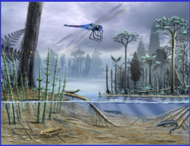 créatures de l'ère Paléozoique: