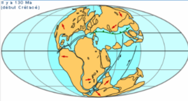 Séparation de la Pangée