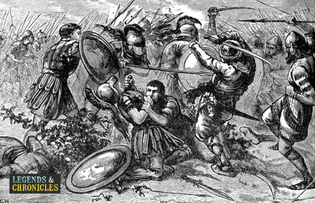 Alexander defeats persian forces