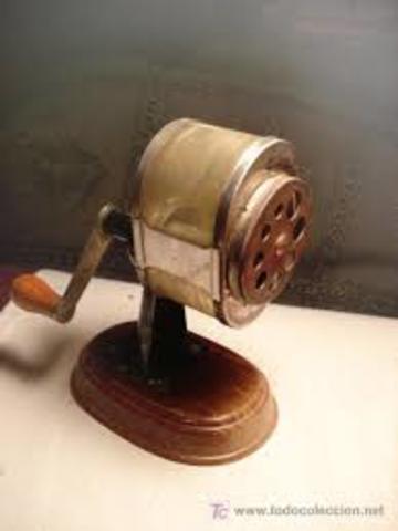 Evolucion del sacapuntas.