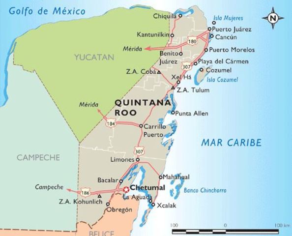 Creación del estado de Quintana Roo