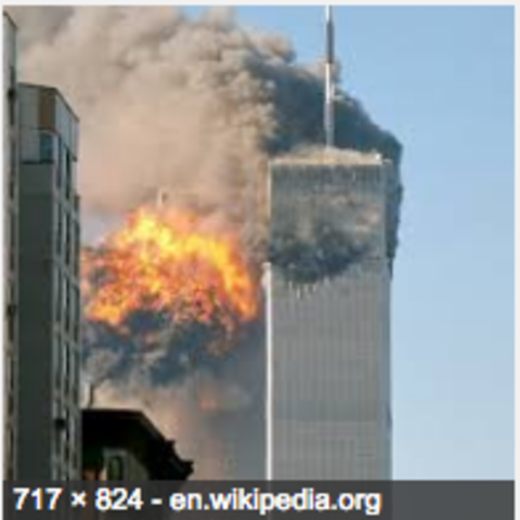 Terrorist attack on September 11.