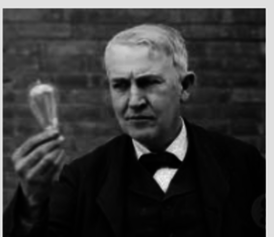 Thomas Edison invented the light bulb