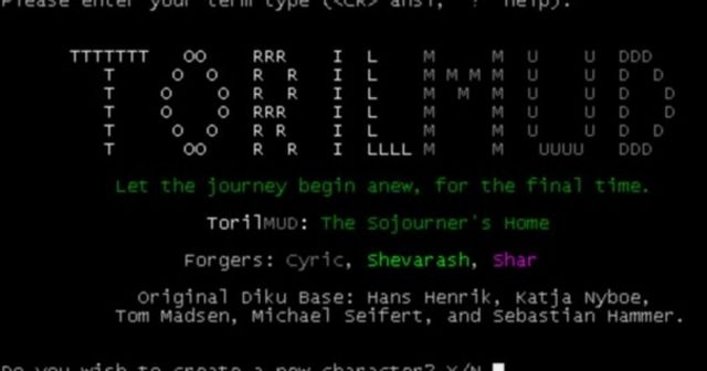 MUD- The earliest form of multiplayer games was debuted