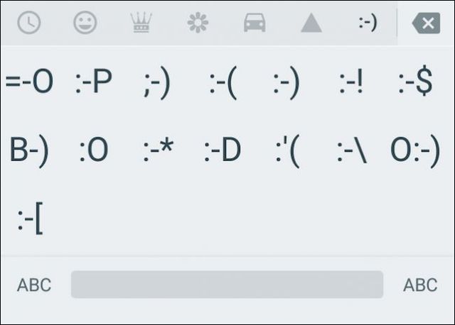the first emoticon :)