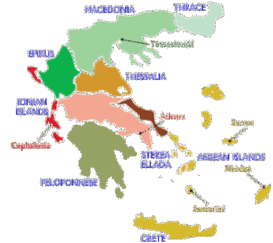 Philip owns most of Greece