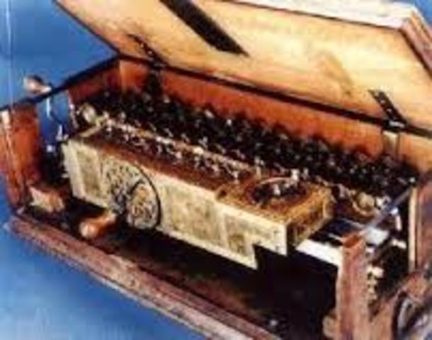 Calculadora desarrollada por Leibniz